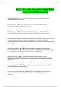 BPL 5100 Study Questions Solved 100&percnt; Correct&vert; Verified Answers