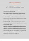 ASU BIO 340 Exam 1 Study Guide&period;