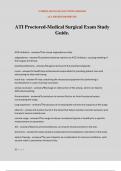 ATI Proctored-Medical Surgical Exam Study Guide&period;