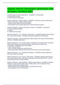 Appian Senior Developer Questions and Answers Verified 2024