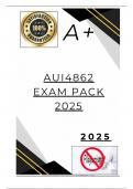 AUI4862 EXAM PACK 2025
