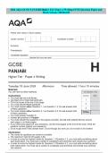 PACKAGE DEAL&colon;&colon;&colon;&colon;&colon;AQA GCSE PANJABI  &vert;Question Papers and Mark Scheme MERGED