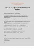 CIBTAC A&plus;P QUESTIONS With Correct Answers