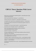 CIBTAC Theory Questions With Correct Answers