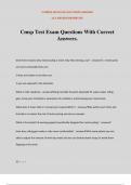 Cmsp Test Exam Questions With Correct Answers&period;