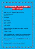 AMAZON PACKAGED EXAMS >>>>WITH ALL QUESTIONS AND 100&percnt; VERIFIED ANSWERS &excl;&excl;&excl;&excl;&excl;&excl;&excl;