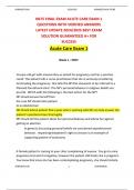 N675 FINAL EXAM ACUTE CARE EXAM1QUESTIONS WITH VERIFIED ANSWERS LATEST UPDATE 2024&sol;2025 BEST EXAMSOLUTION GUARANTEED A&plus; FORSUCCESS
