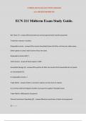 ECN 211 Midterm Exam Study Guide&period;