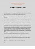 EHS Exam 1 Study Guide