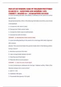 NGN ATI RN NURSING CARE OF CHILDREN  WITH COMPLETE SOLUTION &sol; LATEST UPDATE 2024 - 2025