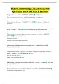 Illinois Cosmetology Instructor Bundled Exam Questions and CORRECT Answers