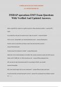 FISDAP operations EMT Exam Questions With Verified And Updated Answers&period;