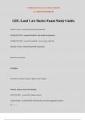 GDL Land Law Basics Exam Study Guide&period;