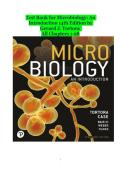 Test Bank for Microbiology&colon; An Introduction 14th Edition by Gerard J&period; Tortora All Chapters 1-28