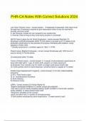   PHR-CA Notes With Correct Solutions 2024