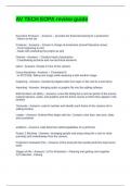 AV TECH EOPA review guide with complete solutions