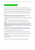 AV Tech Final Exam Questions and Answers 2024-2025