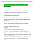 AVTF EOPA EXAM QUESTIONS AND ANSWERS