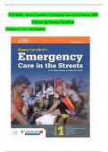 TEST BANK - Nancy Caroline&rsquo;s Emergency Care in the Streets&comma; 8th Edition by Nancy Caroline Chapters 1 - 53 &vert; All Chapters  