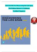 TEST BANK For Discovering the Life Span&comma; 5th Edition Robert S&period; Feldman&comma; Verified Chapters 