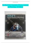 Test Bank Hole's Essentials of Human Anatomy and Physiology 15th Edition&comma; &lpar;2024&rpar; By Charles Welsh & Cynthia Prentice-Craver All Chapter 1-20&vert; Newest