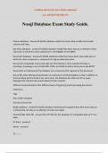 Nosql Database Exam Study Guide&period;