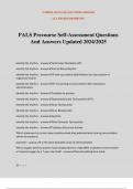 PALS Precourse Self-Assessment Questions And Answers Updated 2024&sol;2025