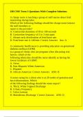 OB CMS Term 3 Questions With Complete Solutions