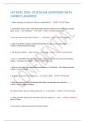 UFT IICRC 2024 -2025 EXAM QUESTIONS WITH CORRECT ANSWERS 