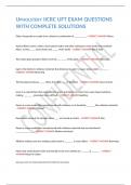UPHOLSTERY IICRC UFT EXAM QUESTIONS WITH COMPLETE SOLUTIONS 