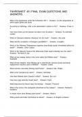 FAHRENHEIT 451 FINAL EXAM QUESTIONS AND ANSWERS