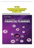 Test Bank - Personal Financial Planning ED&period;15 by Randy Billingsley&comma; Lawrence J&period; Gitman & Michael D&period; Joehnk- Complete Elaborated and Latest Test Bank&period; ALL Chapters&lpar;1-15&rpar; included - Updated for 2023