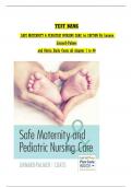 Test Bank for Safe Maternity & Pediatric Nursing Care 1st Edition by Luanne Linnard-Palmer and Gloria Haile Coats ISBN 9780803624948 Chapter 1-40 &vert; Complete Guide A&plus;