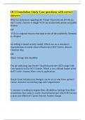 OCI Foundation Study Case questions with correct answers&period;