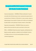 Rangeland&sol;IROW&sol;General Colorado QS Study Guide Solutions