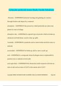 Colorado pesticide terms Study Guide Solutions