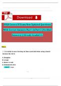CSLB General B Exam New Updated Questions With Correct Answers Part 1 & Part 2 &lpar;Verified Answers&rpar; &vert;&vert;Already Graded A&plus;&period;