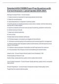 Detailed ASQ CSSBB Exam Prep Questions with Correct Answers -Latest Update 2024-2025&period;