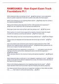 RAMEXAM22 COMPILED EXAMS PACKAGE DEAL ALL GRADED TO PASS