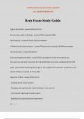 Rera Exam Study Guide&period;