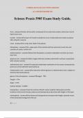 Science Praxis 5905 Exam Study Guide&period;