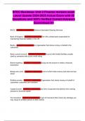 BTEC Business- Unit 3 Finance revision exam Latest Update 2024-2025 Actual Exam with 80 Questions and 100&percnt; Verified Correct Answers Guaranteed A&plus;