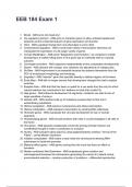 EEB 184 Exam 1 QUESTIONS AND CORRECT DETAILED ANSWERS WITH RATIONALES 2025&sol;2026 &lpar;VERIFIED ANSWERS&rpar; &vert;ALREADY GRADED A&plus;