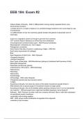EEB 184&colon; Exam &num;2 QUESTIONS AND CORRECT DETAILED ANSWERS WITH RATIONALES 2025&sol;2026 &lpar;VERIFIED ANSWERS&rpar; &vert;ALREADY GRADED A&plus;