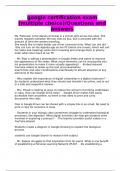 google certification exam &lpar;multiple choice&rpar;&sol;Questions and answers