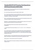 Detailed BCSP ACP Practice Test Questions with Exact Answers 2024-2025&period;