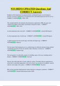 NYS BEFO UPDATED Questions And  CORRECT Answers