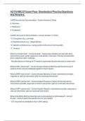 AOTA NBCOT Exam Prep - Standards of Practice Questions and Answers&period;
