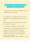 Georgia Property and Casualty Exam Bundled Questions and Answers 100&percnt; Pass 
