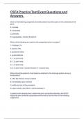 CSFA Practice Test Exam Questions and Answers&period;